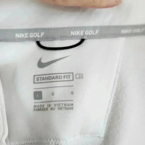 Nike Golf Sweatshirt Size Large White 1/4 zip - Picture 2 of 8